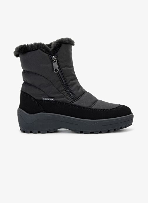 Effetre Kadın Deri & Tekstil Siyah Kar Botu - Görsel 2