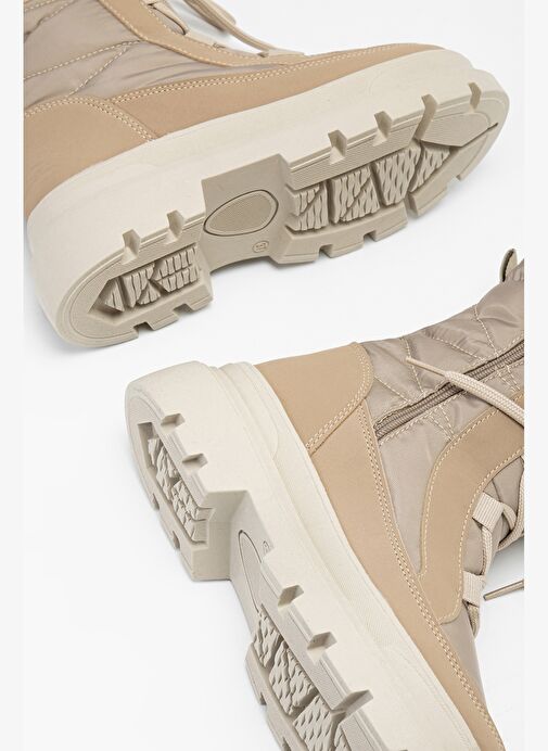 Effetre Kadın Deri & Tekstil Kum Kar Botu - Görsel 9