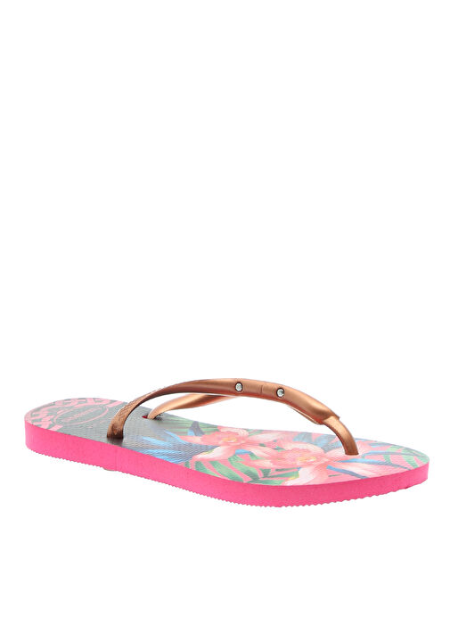 Havaianas Pembe Kadın Plaj Terliği SLIM TROPICAL - Görsel 5