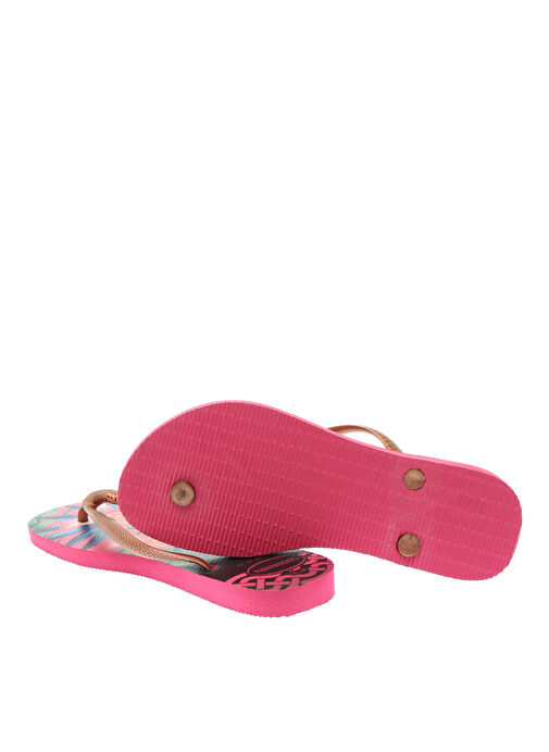 Havaianas Pembe Kadın Plaj Terliği SLIM TROPICAL - Görsel 4