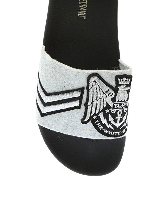 Thewhitebrand Siyah Kadın Terlik SHIELDS - Görsel 3