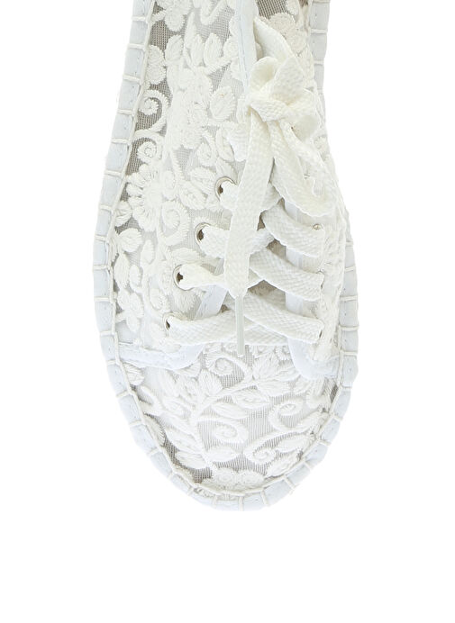 Colors Of California Beyaz Kadın Espadril HC.CHEVA08-S17 - Görsel 3