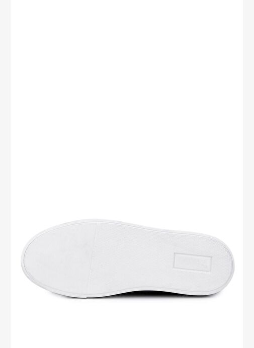 Tamer Tanca Erkek Hakiki Deri Siyah Sneakers & Spor Ayakkabı - Görsel 5