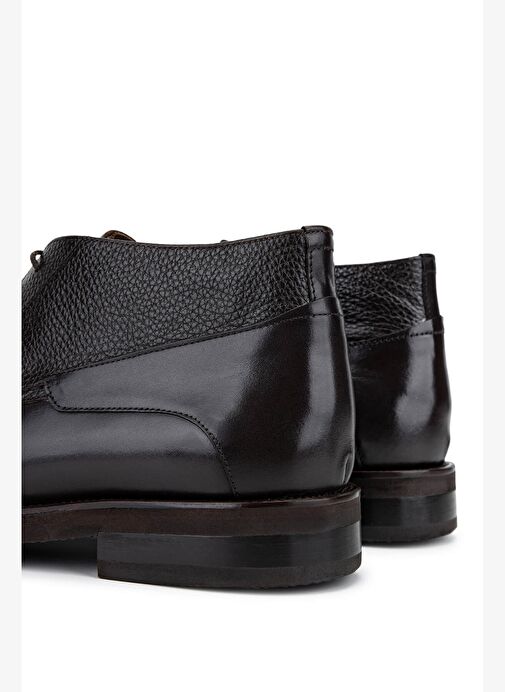 Tamer Tanca Erkek Hakiki Deri Kahverengi Klasik Bot - Görsel 6