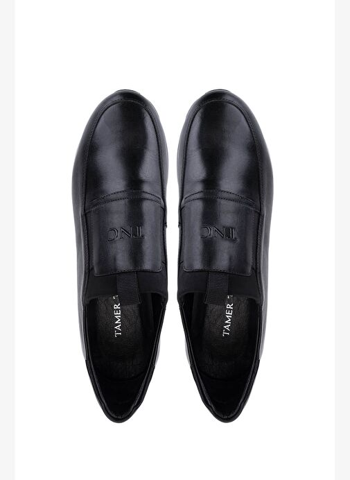 Tamer Tanca Erkek Hakiki Deri Siyah Sneakers & Spor Ayakkabı - Görsel 6