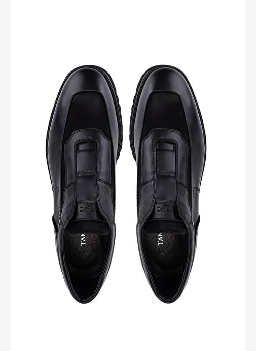 Tamer Tanca Tamer Tanca Erkek Hakiki Deri Siyah Casual Ayakkabı Klasik Ayakkabı | Boyner Siyah - 6. görsel