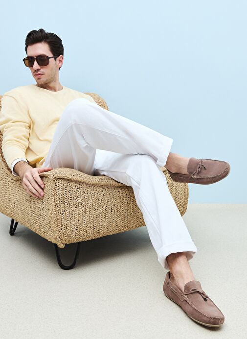 Ziya, Erkek Hakiki Deri Ayakkabı 1511007ZB012 Kum - Görsel 6