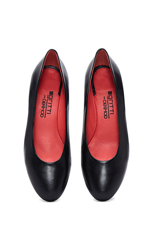 Derimod Derimod Siyah Kadın Deri Topuklu Ayakkabı 22SFD110818 | Boyner Siyah - 7. görsel