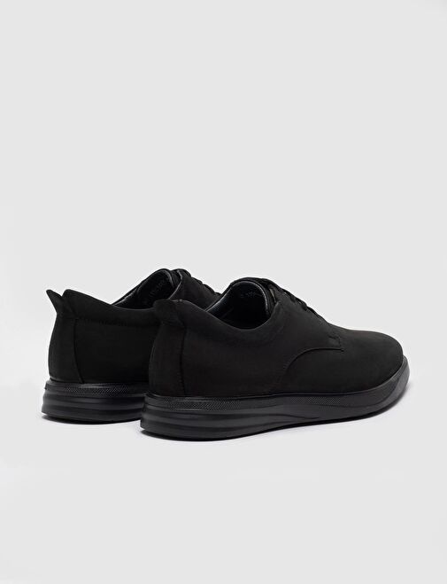 Cabani Ayakkabı Siyah Erkek Nubuk Günlük Ayakkabı 112570 - Görsel 4