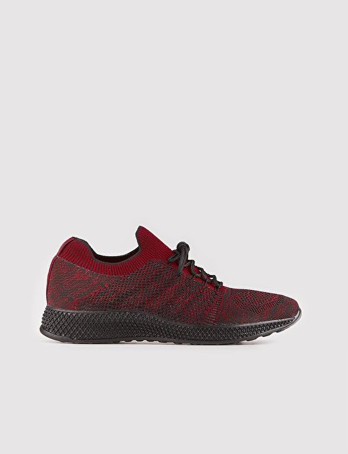 Cabani Ayakkabı Bordo-Siyah Erkek Sneaker 13991 - Görsel 2