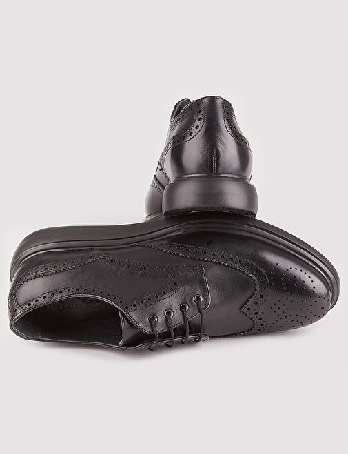 Cabani Ayakkabı Siyah Erkek Deri Günlük Ayakkabı 13562 - Görsel 5