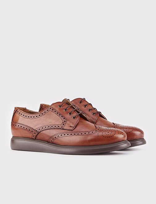 Cabani Ayakkabı Taba Erkek Deri Günlük Ayakkabı 13560 - Görsel 3