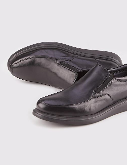 Cabani Ayakkabı Siyah Erkek Deri Günlük Ayakkabı 105241 - Görsel 5