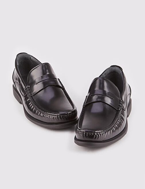 Cabani Ayakkabı Siyah Erkek Deri Loafer 21214 - Görsel 5