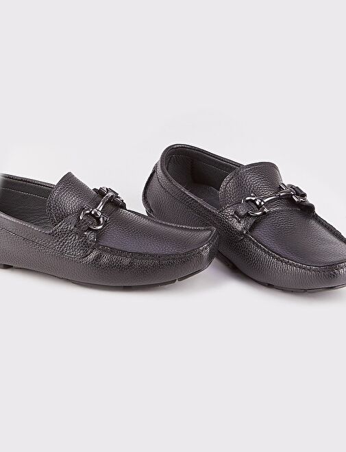 Cabani Ayakkabı Siyah Erkek Deri Loafer 23549 - Görsel 6