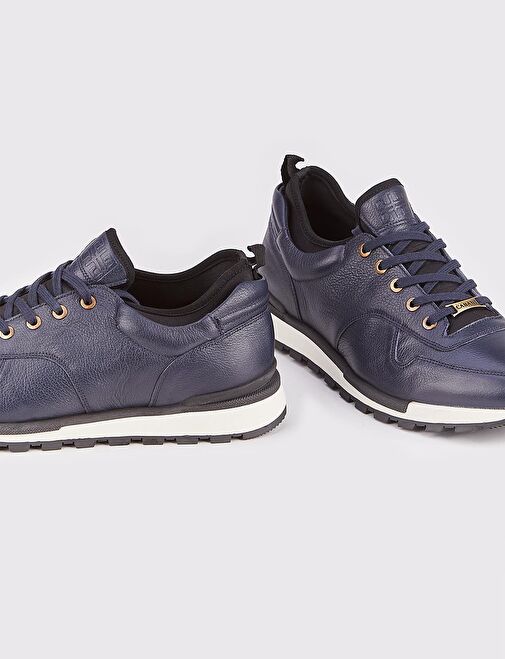 Cabani Ayakkabı Lacivert Erkek Deri Sneaker 14187 - Görsel 5