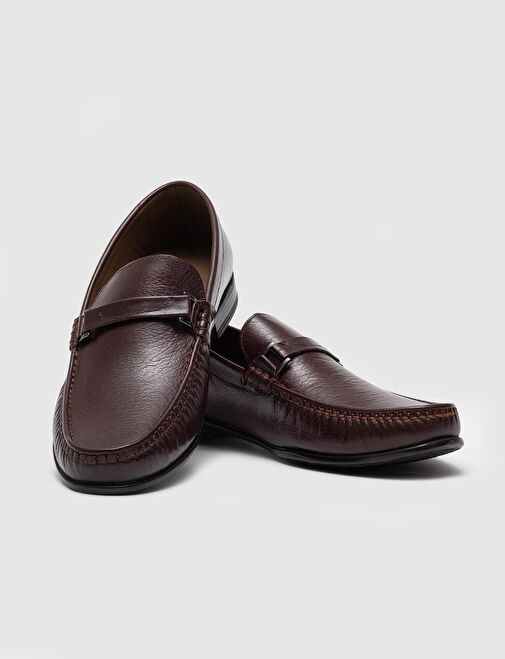 Cabani Ayakkabı Kahverengi Erkek Deri Loafer 102615 - Görsel 5