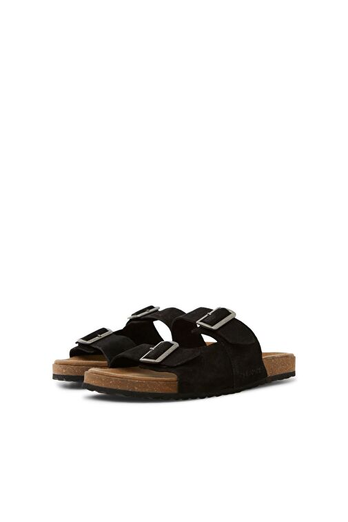 Jack & Jones Erkek Günlük Ayarlanabilir Siyah Birken Terlik - 12231428 - Görsel 2