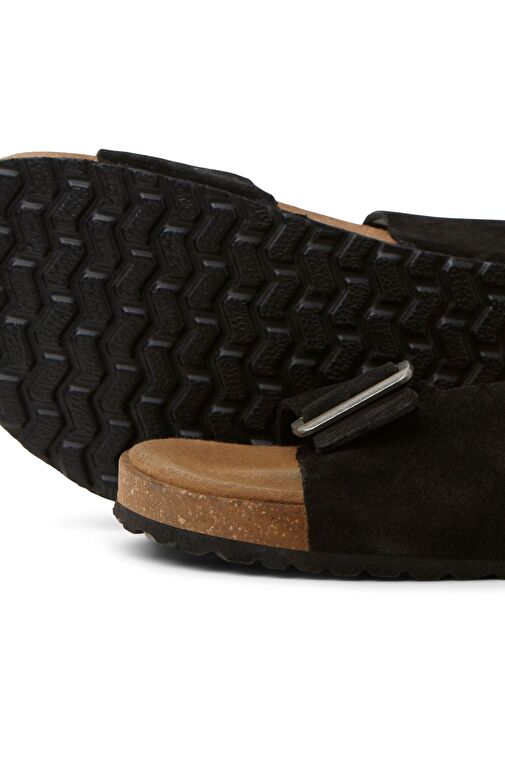 Jack & Jones Erkek Günlük Ayarlanabilir Siyah Birken Terlik - 12231428 - Görsel 5