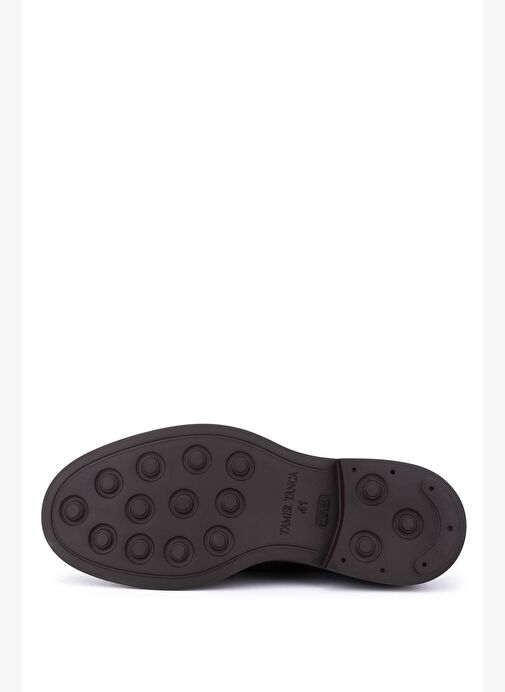 Tamer Tanca Erkek Hakiki Deri Kahverengi Casual Ayakkabı - Görsel 4