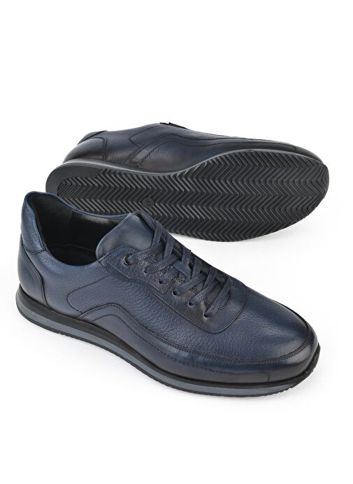 Ziya, Erkek Hakiki Deri Ayakkabı 151745Z0828 Lacivert - Görsel 8
