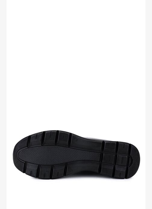 Tamer Tanca Kadın Hakiki Deri Siyah Casual Ayakkabı - Görsel 5