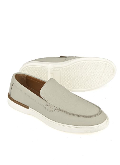 Ziya, Erkek Hakiki Deri Ayakkabı 1511007ZB04 Bej - Görsel 8