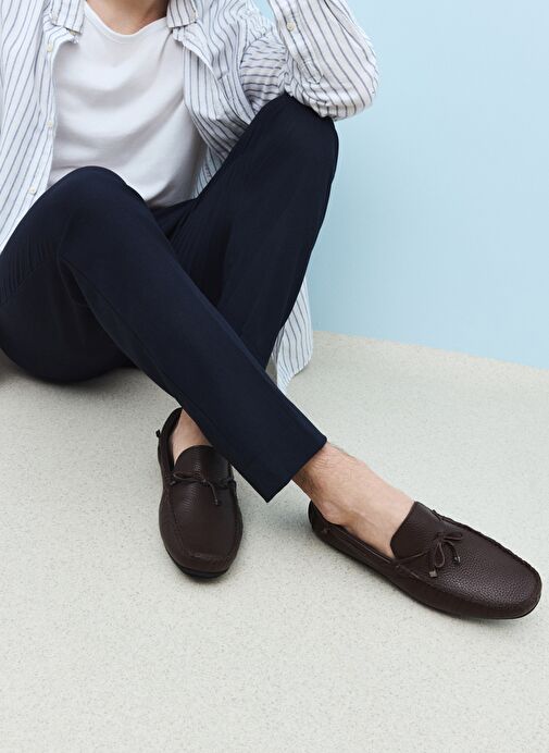 Ziya, Erkek Hakiki Deri Ayakkabı 1511007ZB01 Kahve - Görsel 2