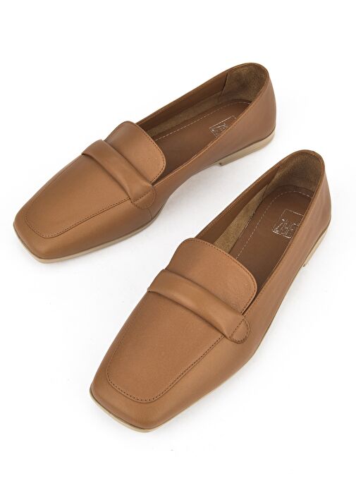 Ziya, Hakiki Deri Kadın Ayakkabı 1511044Z202 Taba - Görsel 5