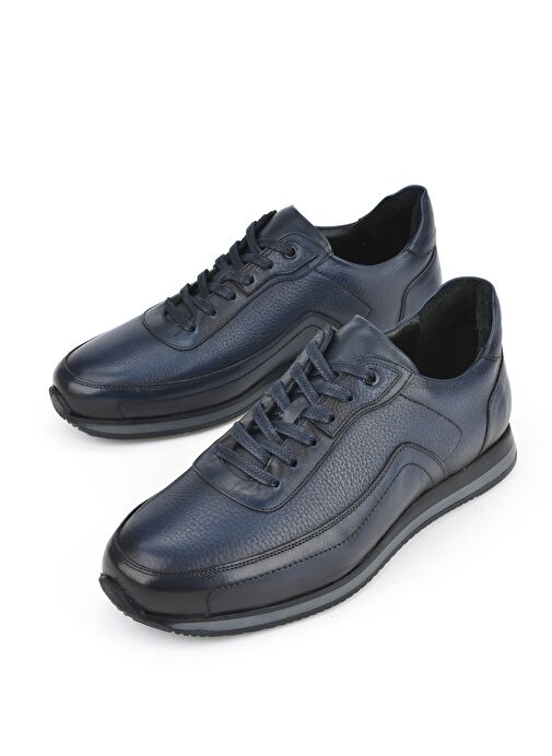 Ziya, Erkek Hakiki Deri Ayakkabı 151745Z0828 Lacivert - Görsel 3