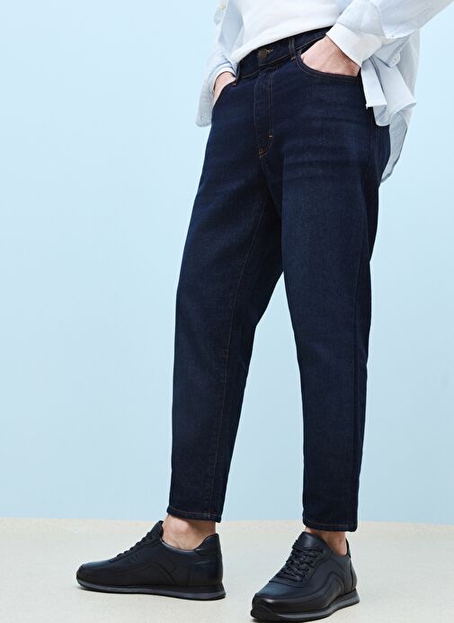 Ziya, Erkek Hakiki Deri Ayakkabı 151745Z0828 Lacivert - Görsel 5