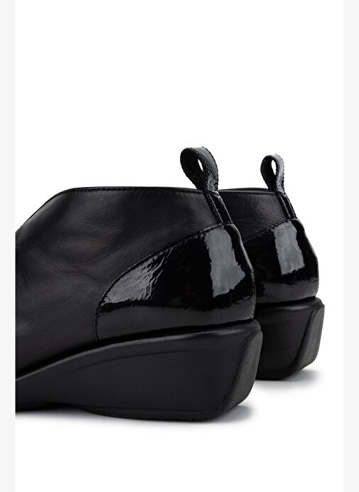 Relax Anatomic Kadın Hakiki Deri Siyah Casual Bot - Görsel 6