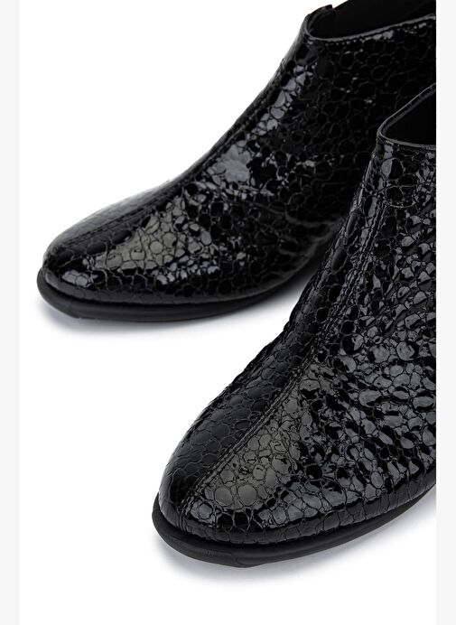 Relax Anatomic Kadın Hakiki Deri Siyah Casual Bot - Görsel 5