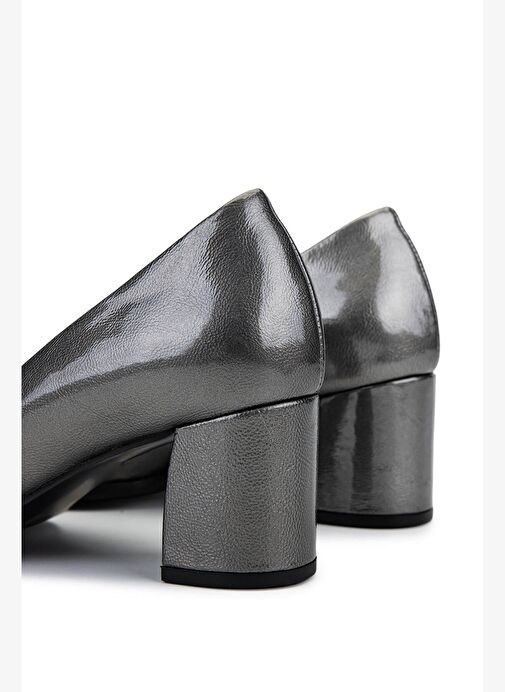 Relax Anatomic Kadın Hakiki Deri Gri Metal Comfort Ayakkabı - Görsel 6