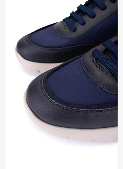 Callaghan Erkek Hakiki Deri Lacivert Sneakers & Spor Ayakkabı - Görsel 4