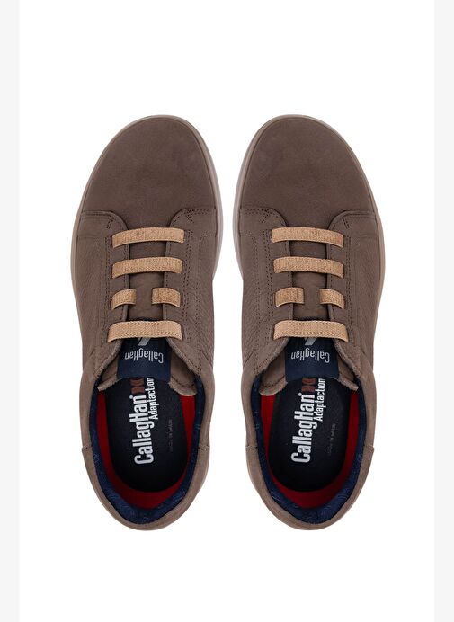 Callaghan Erkek Hakiki Deri Kahverengi Sneakers & Spor Ayakkabı - Görsel 6