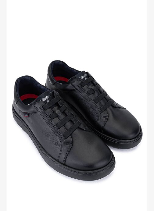 Callaghan Erkek Hakiki Deri Siyah Sneakers & Spor Ayakkabı - Görsel 3
