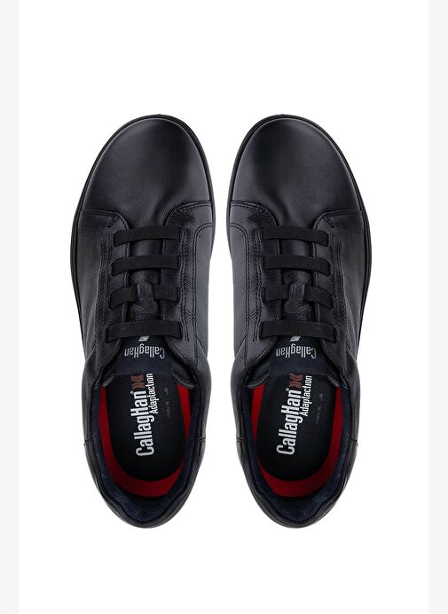 Callaghan Erkek Hakiki Deri Siyah Sneakers & Spor Ayakkabı - Görsel 6