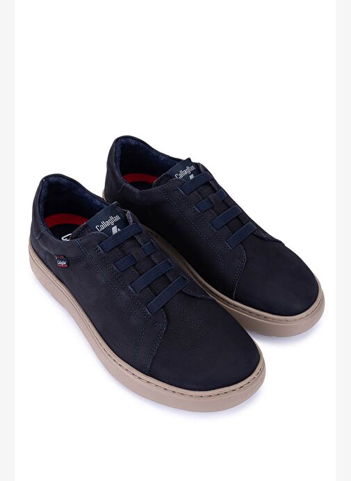 Callaghan Erkek Hakiki Deri Lacivert Sneakers & Spor Ayakkabı - Görsel 3