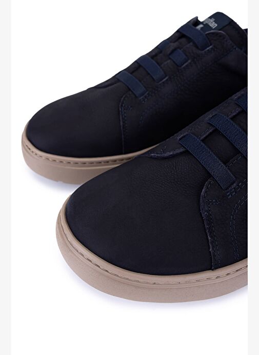 Callaghan Erkek Hakiki Deri Lacivert Sneakers & Spor Ayakkabı - Görsel 4
