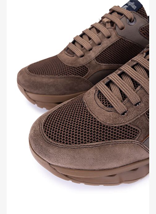 Callaghan Erkek Deri & Tekstil Kahverengi Sneakers & Spor Ayakkabı - Görsel 4