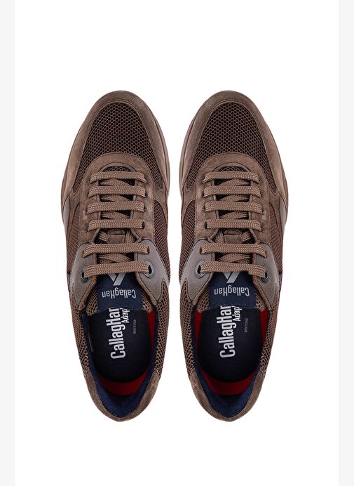 Callaghan Erkek Deri & Tekstil Kahverengi Sneakers & Spor Ayakkabı - Görsel 6
