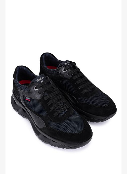 Callaghan Erkek Deri & Tekstil Siyah Sneakers & Spor Ayakkabı - Görsel 3