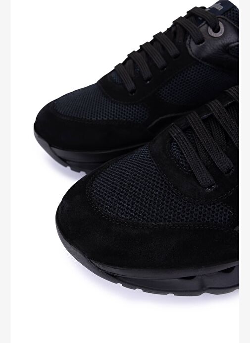 Callaghan Erkek Deri & Tekstil Siyah Sneakers & Spor Ayakkabı - Görsel 4