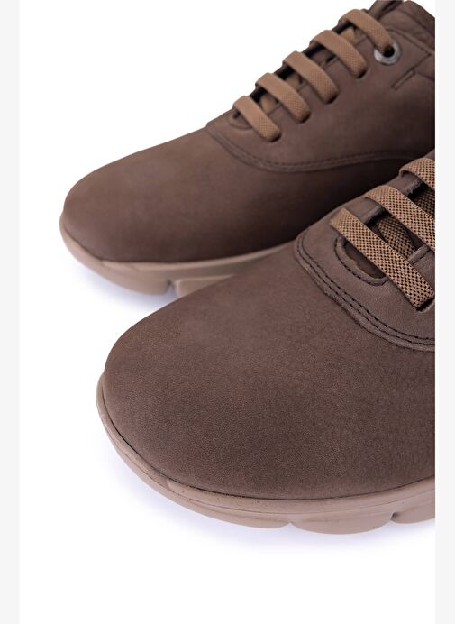 Callaghan Erkek Hakiki Deri Kahverengi Sneakers & Spor Ayakkabı - Görsel 4