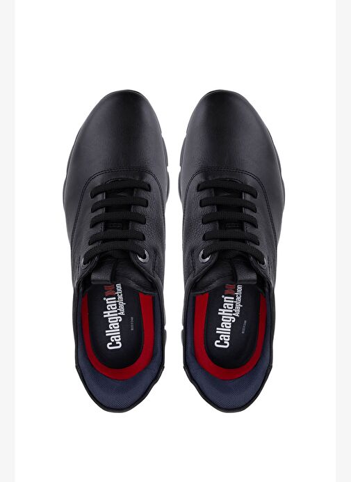 Callaghan Erkek Hakiki Deri Siyah Sneakers & Spor Ayakkabı - Görsel 6