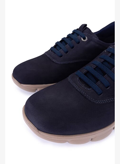 Callaghan Erkek Hakiki Deri Lacivert Sneakers & Spor Ayakkabı - Görsel 4