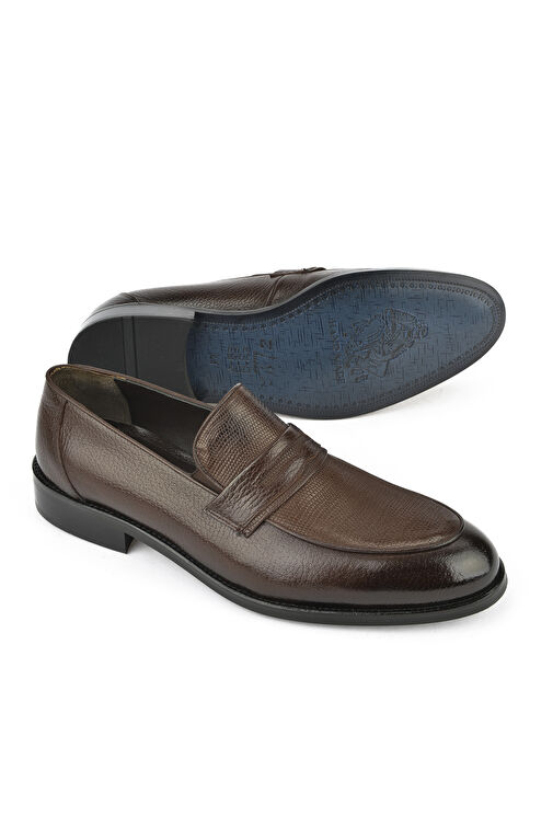 Ziya, Erkek Hakiki Deri Klasik Ayakkabı 1511027Z086 Kahve - Görsel 4