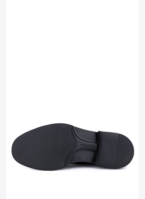 Giampiero Nicola Erkek Hakiki Deri Siyah Casual Ayakkabı - Görsel 5