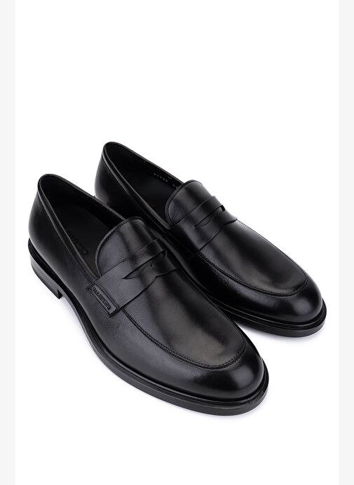Valentino Erkek Hakiki Deri Siyah Klasik Ayakkabı - Görsel 3